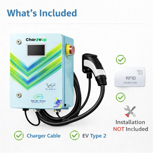 7.4kW Type‑2 AC Charger